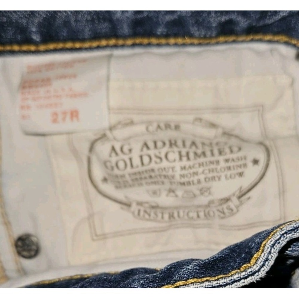 ADRIANO GOLDSCHMIED Box Vintage Skirt Mini Women's 27R Blue Denim Grunge Y2K‎ - Picture 3 of 3